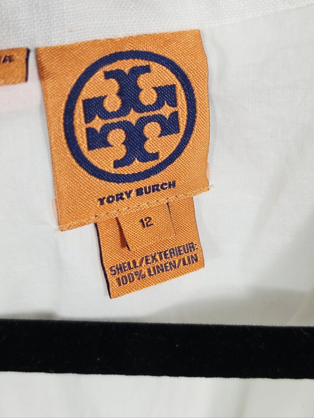 Tory Burch 100% Linen Midi Dress - Picture 3 of 4